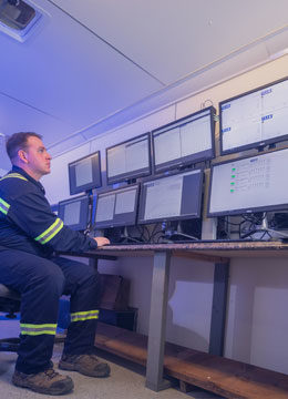 Heat Treating Control Room